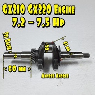 GX-210 GX-220 Crankshaft Kruk As Engine Honda GX210 GX220 GX-210