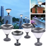Solar Pillar Light Garden Light Outdoor Waterproof Garden Villa Yard Gate Outdoor Pillar Light