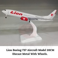 ️ Indonesian Airlines LION AIR B737 Aircraft Model 16cm Die-cast Metal Airplane || LIon Air B737 20C