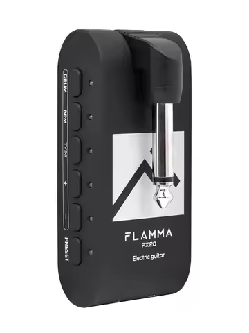FLAMMA FX20 Guitar Headphone Amp with APP 40 Drum Grooves 52 Amp Modes 5 Delay 5 Reverb Effects 14 M