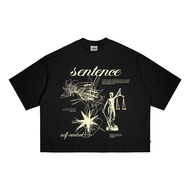 T-Shirt | Boxy Fit | Element Element | Black Black Black | Sentence.