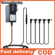 hewoodfameing US/UK/EU Plug 1 To 5 9V 1A Guitar Pedal Power Supply Adapter AC 100-240V Musical Instr
