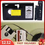 Pezhong Vhs-c to VHS Cassette Adapter 12mm Svhs Vhs-c to VHS Camcorders Tape Player Converter