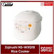 Zojirushi NS-WXQ18 Rice Cooker. 1 Year Warranty. Safety Mark Approved. Local SG Stock.