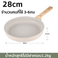 กระทะ กระทะเทฟล่อน เคลือบหินอ่อน(สินค้าพรีเมี่ยม!! ของแท้ 100%)