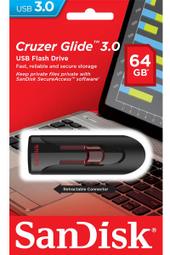 SanDisk 64GB 64G Cruzer Glide CZ600 USB 3.0 伸縮式 隨身碟 快閃碟