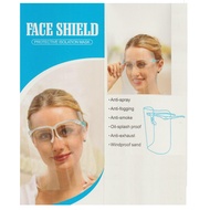 Crystal Clear Premium face shield, Reusable Full Face Shield Shield Anti-Fog Protective Full Face