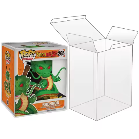6" Protector Case for Funko Pop Figures,Thick 0.5mm Crystal Clear Heavy Duty Display Box with Lockin