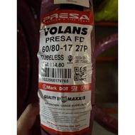 MAXXIS VOLANS PRESA TUBELESS TYRE 60/80-17 70/80-17 70/90-17 80/90-17 TAYAR