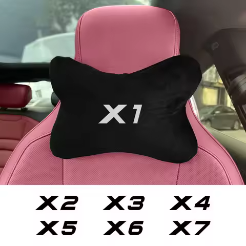 Car Seat Headrest Neck Pillow Auto Interior Accessories For BMW X5 E70 E53 X1 E84 F48 X3 F25 E83 X2 