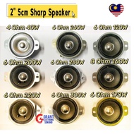 2" 5cm Sharp Speaker Mini Speaker Tweeter 4ohm 6ohm