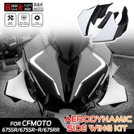 675SR/SR-R/RR Motorcycle Fixed Wind Wing Front Aerodynamic Winglet Fairing Accessories for CFMOTO 67