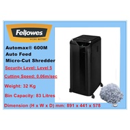 FELLOWES Automax® 600M Auto Feed Micro-Cut Paper Shredder / Shredder Machine / Office Shredder Mesin Penghancur Kertas