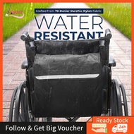JISADER Wheelchair Bag Hanging Rear Storage Bag Wheelchair Pouch Holder for Seniors