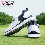 Pgm Heren Golfschoenen Knop รองเท้าผ้าใบกีฬากันลื่นด้านข้าง Xz226