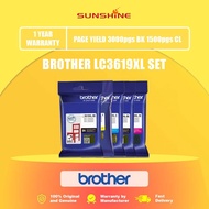 ==ORIGINAL== Brother LC3619XL Black Cyan Magenta Yellow Ink J2330dw/J2730dw/J3530dw/J3930dw LC3617 L
