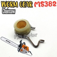 Ms382 Worm gear Gigi pompa oli mesin chainsaw senso sinso sthil stihl Ms 382