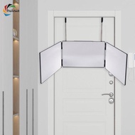 [chulisia] 3 Way Mirror 360 Viewing Angle Folding Trifold Mirror with Telescoping Hooks