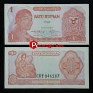 (GRESS/BARU) Uang kuno mahar nikah 1 rupiah jendral sudirman th 1968