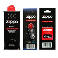 1 set of zippo wick, zippo flints and zippo fluid 133ml  minyak original