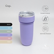 SWANZ Mizu Cup 850ml - Coffee Tumbler, Ceramic Coffee Mug, Coffee Drinking Bottle, Spill-Proof, BPA 