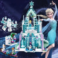 Lego Movie Disney "Frozen 2" Elsa Queen Magic Castle Cinderella's Romantic Castle Building Block Toy T8CNML