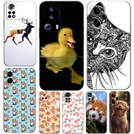 Case For Xiaomi Redmi 12 4G Note 12 5G POCO X5 PRO 5G Phone Cover Lovely animals