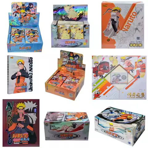 KAYOU-Naruto Sasuke Ninja Game Collection Cards, Rare Cards, Toys for Children, Christmas Gift, New,