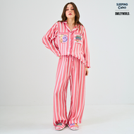 ชุดนอน SLEEPING CLOUD | ชุดนอน 100% LYOCELL ผ้านุ่ม เย็น ใส่สบาย : แขนยาว ขายาว Smiley SUNDAY