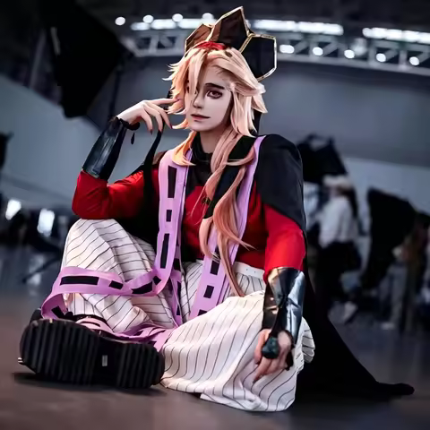 Douma Cosplay Costume Upper Moon Two Anime Halloween Outfit Demon Douma Cosplay