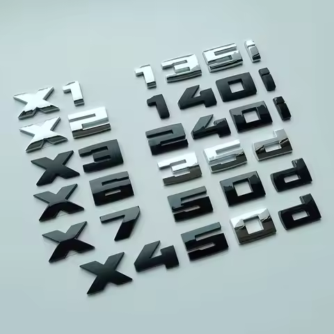 BMW M Emblem 2.6cm M Series Bond Letters Emblem for BMW X1 X2 X3 X4 X5 X6 X7 135i 140i 235i 240i 550