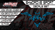 Suzuki Skydrive Sport Punisher Decals Set