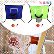 [Wunit] Mini Trampoline Basketball Hoop Easy to Assemble for Kids Adults Kids Trampoline with Basket