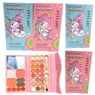 อายแชโดว์ กระเป๋าพาเลทกระเป๋า แต่งหน้า น้อนชานมไข่มุก Anylady Make up Set