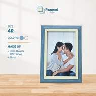 2A Picture Frame 4R Aesthetic Wood Design Wall Decor Photo Frame (Y214)