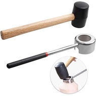 Coco Opener Tools Super Safe锤子 Easy to Open Young Food Grade Stainless Steel Coco Op性价White橡胶柄iset