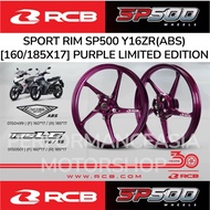 🔥 LIMITED EDITION🔥NEW ITEM🔥💯% ORI RCB SP500 RIM 5 SPOKES DESIGN COLOUR PURPLE YAMAHA Y16ZR(ABS) NVX1