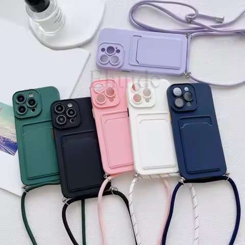 Candy Strap Case for Xiaomi POCO X5 F5 M5 F4 M6 X3 X6 Redmi Note 12 Mi 12T 11T Pro 13 Crossbody Lany