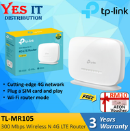 TP-Link TL-MR105 / Archer MR200 AC750 Wireless Dual Band SIM 4G LTE Router -- FREE RM10 AEON VOUCHER