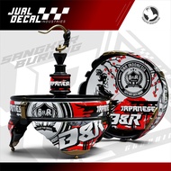 Stiker Sangkar Burung Lovebird Pleci Helopet Decal BNR INDONESIA Tebok Custom Love Bird Variasi