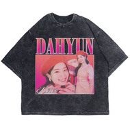 Patternmerch "kaos dahyun trice homage tee" Oversize T-shirt | Washed tee | Vintage T-SHIRT