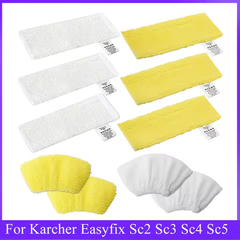 For Karcher Easyfix SC1 SC2 SC3 SC4 SC5 Rags Microfibre Mop Cover Steam Cleaner Accessories Spare Pa