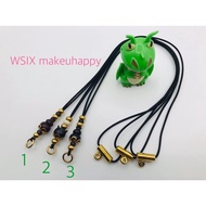 Black Rope Size 1.5mm Length 26 Inches Good Quality Laser Gold Accessories Beautiful Can Hang 2 Amul