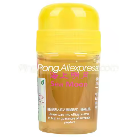 Original HAIFU SEA MOON Table Tennis Rubber Sponge Solubility Bond Booster Oil 60ml SEAMOON VOC Tune