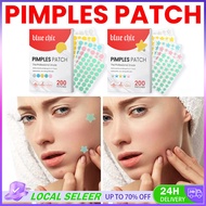 200pcs Acne Patch Cute Pimple Patch 5 Colors Hydrocolloid Acne Pimple Patch Day & Night Premium Hydr
