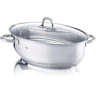 Fissler Oval Pot with Glass Cover (Imported from Germany)