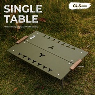 CLS Outdoor Mini Single Table Climbing Hiking Camping Portable Aluminum Alloy Folding Table Car Moun
