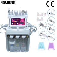 4QUEENS 6 in 1 H2O2 Water Oxygen small Bubble Machine professional Beauty Instrument  Facial spa ski