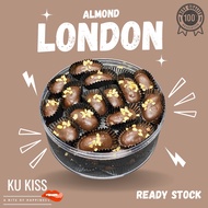 [Ready Stock] ALMOND LONDON Premium Cookies Kuih Raya Aidil Adha Sedap, Rangup dan Penuh Coklat 50 p