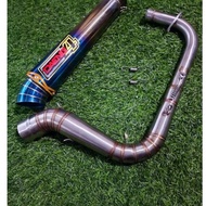 Open pipe Canister Daeng sai4 1set 51mm Big Elbow for Mio i125 Mio sporty Mio soul i125 Mio soulty M